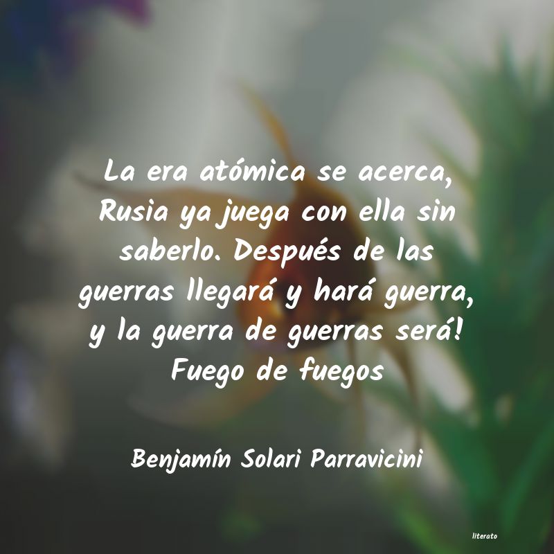 Frases de Benjamín Solari Parravicini