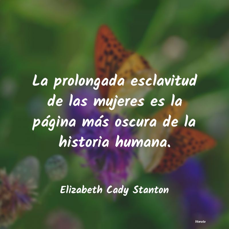 Frases de Elizabeth Cady Stanton