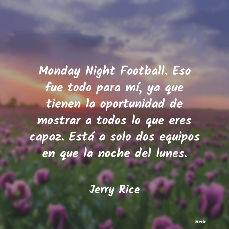frases de Jerry Rice