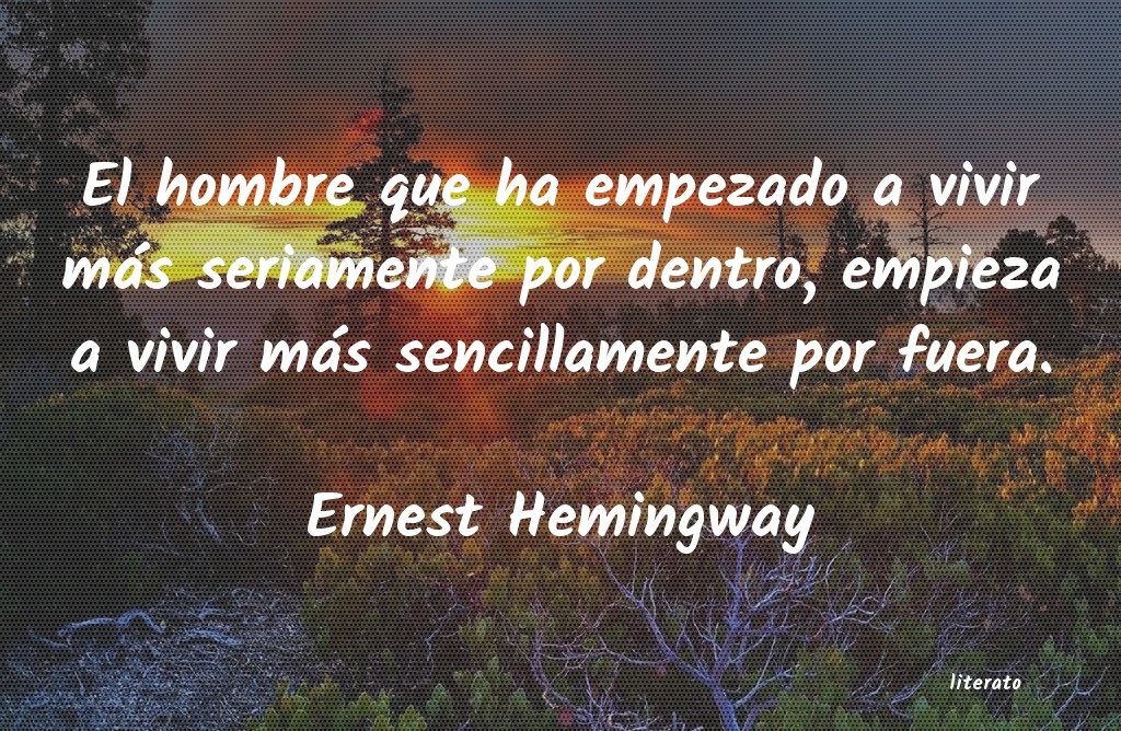 Frases de Ernest Hemingway