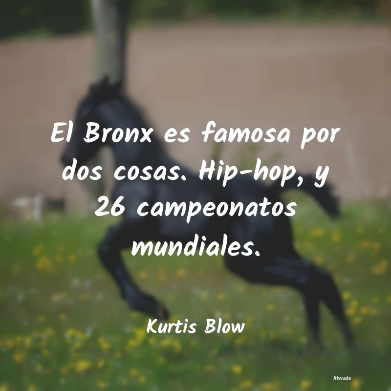 Frases de Kurtis Blow