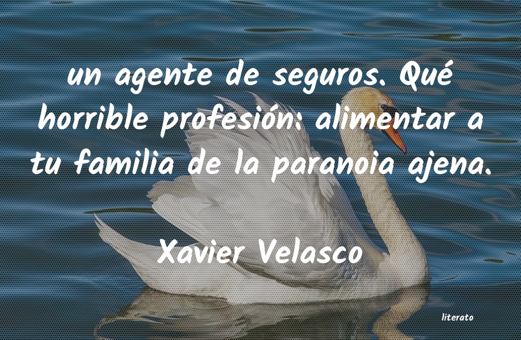 Frases de Xavier Velasco