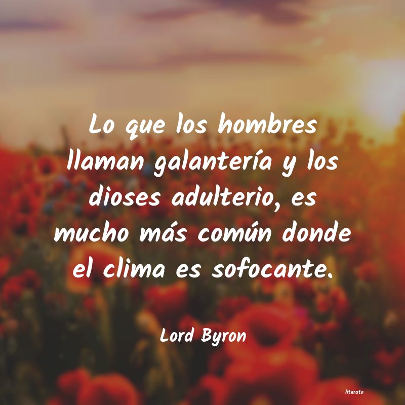 Frases de Lord Byron