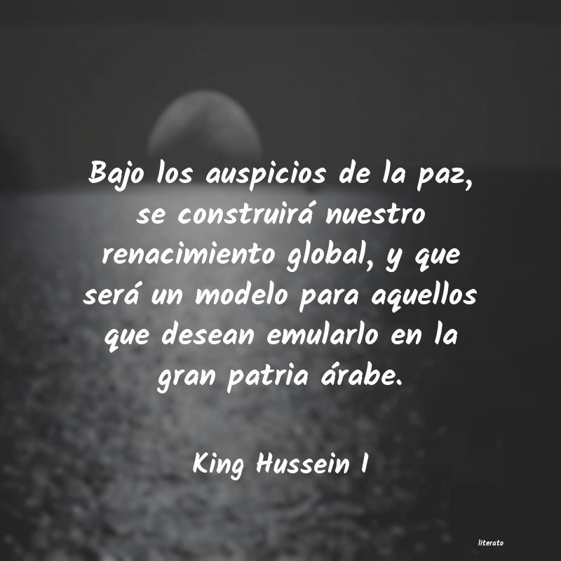 frases de King Hussein I