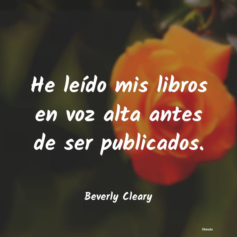 <ol class='breadcrumb' itemscope itemtype='http://schema.org/BreadcrumbList'>
    <li itemprop='itemListElement'><a href='/autores/'>Autores</a></li>
    <li itemprop='itemListElement'><a href='/autor/beverly_cleary/'>Beverly Cleary</a></li>
  </ol>