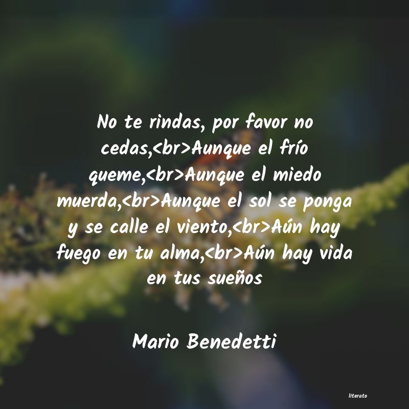 frases de Mario Benedetti