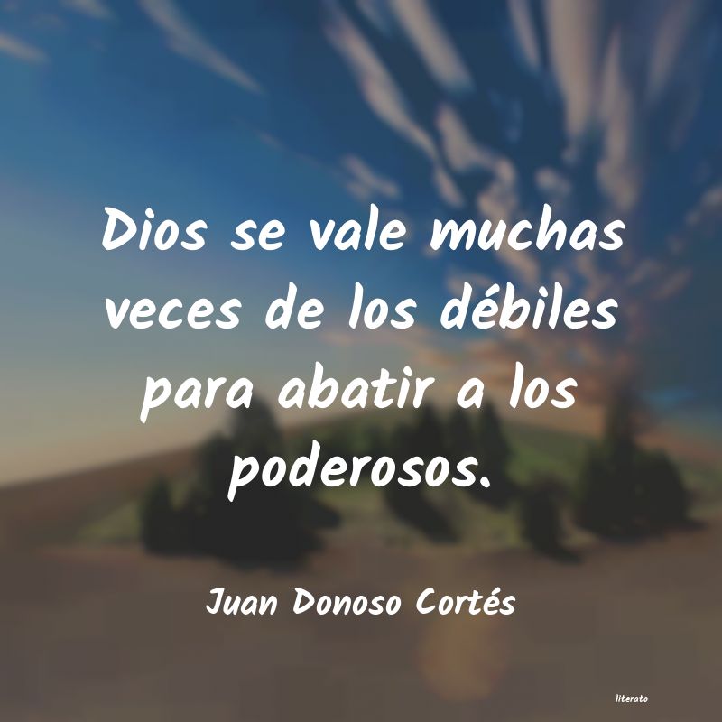 Frases de Juan Donoso Cortés