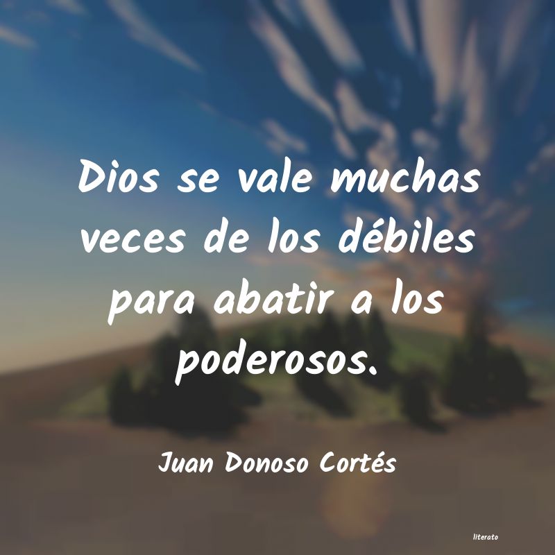 frases de Juan Donoso Cortés