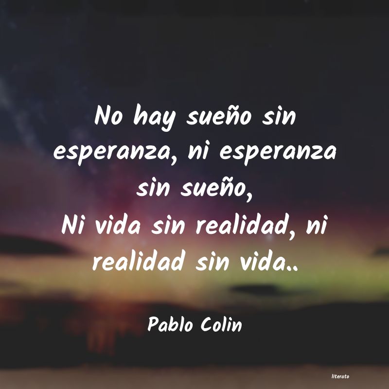 Frases de Pablo Colin