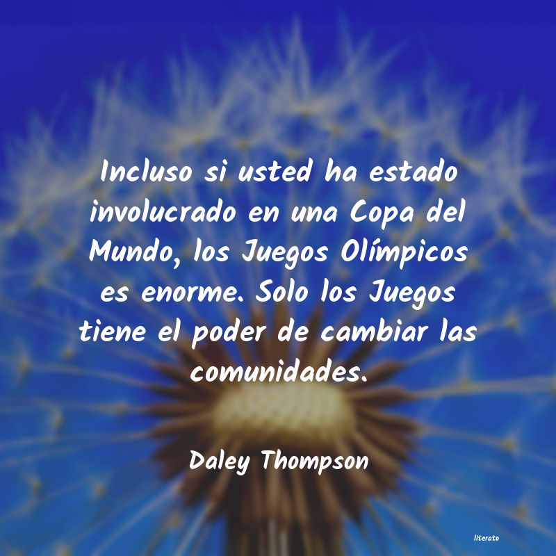 Frases de Daley Thompson