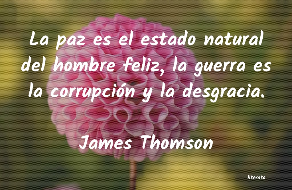 Frases de James Thomson