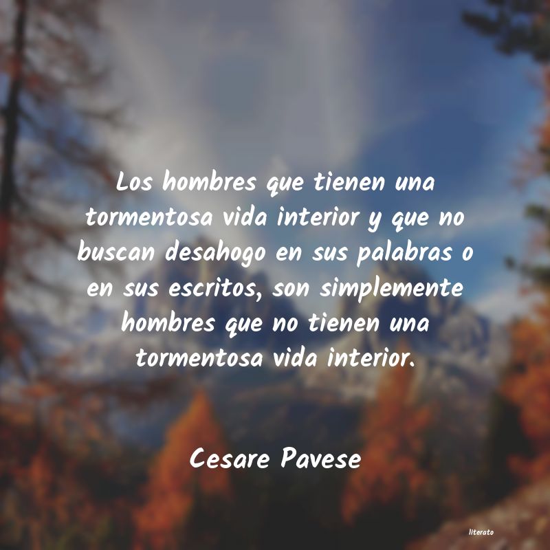 Frases de Cesare Pavese