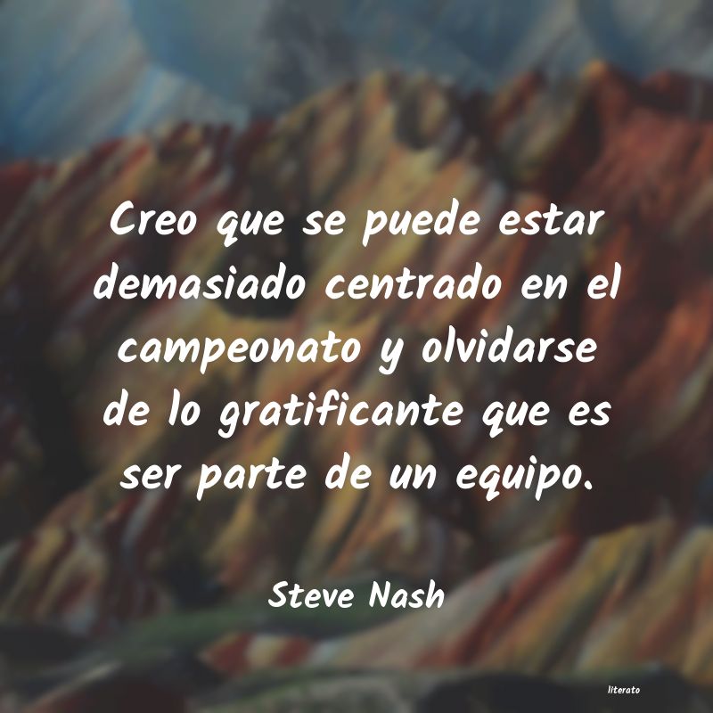 Frases de Steve Nash