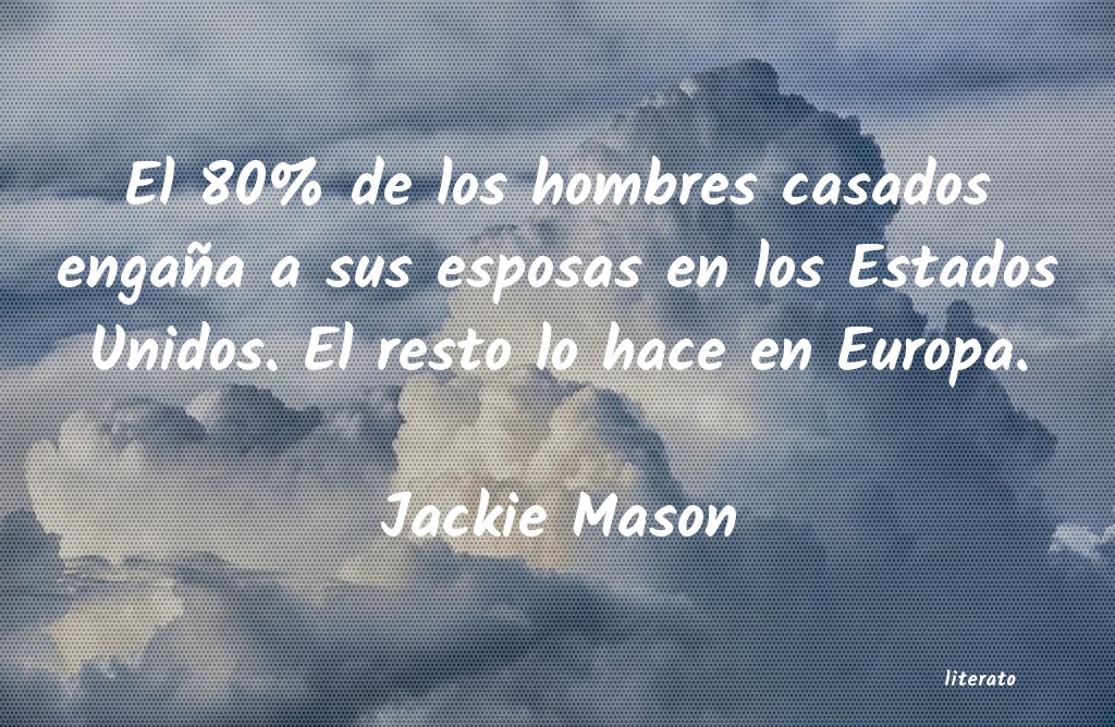 Frases de Jackie Mason