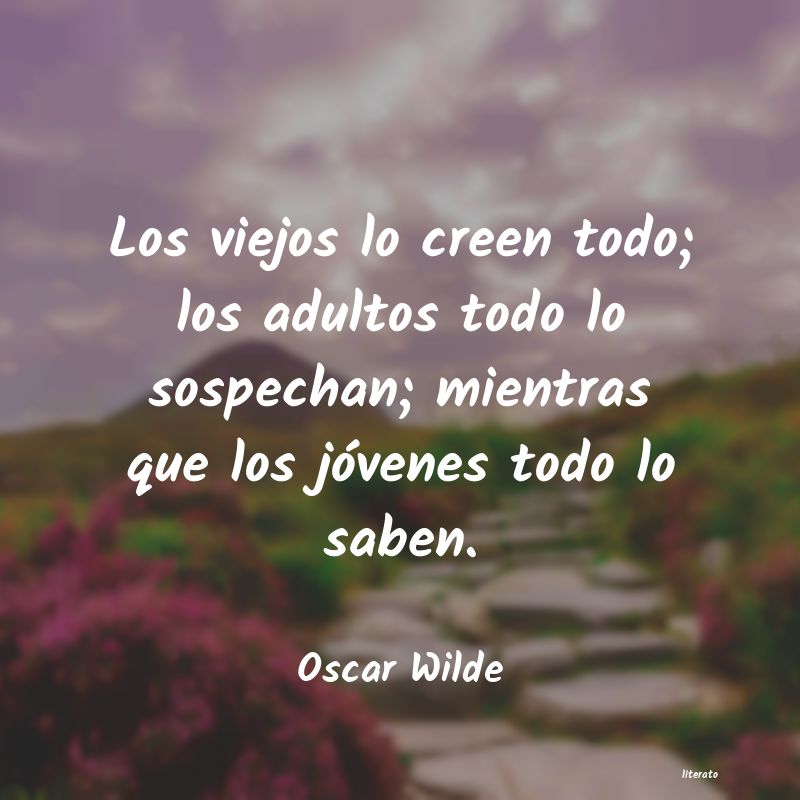 Frases de Oscar Wilde