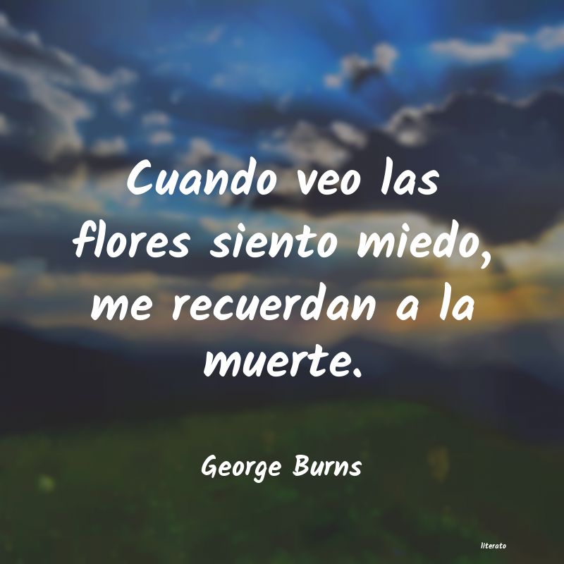 frases de George Burns