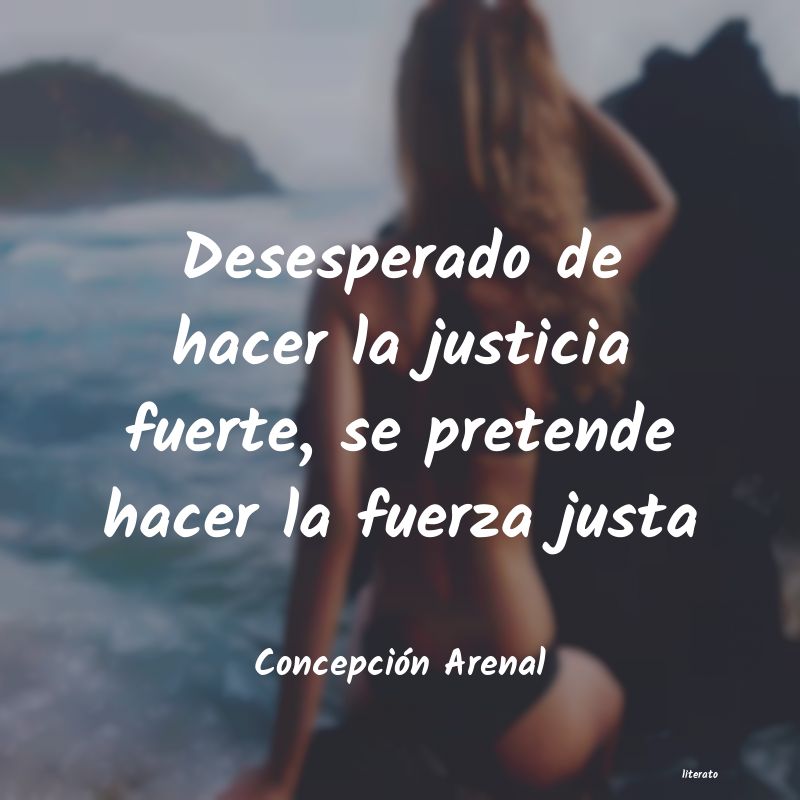 Frases de Concepción Arenal