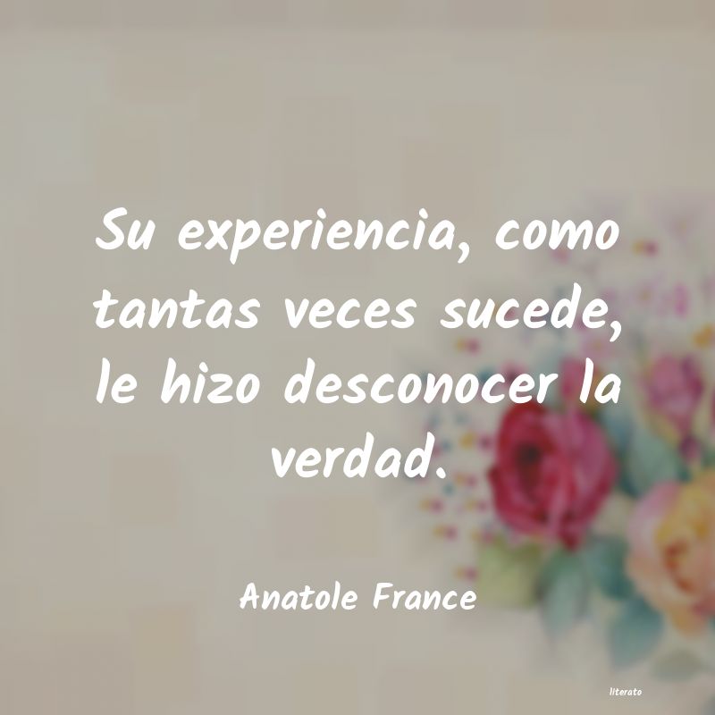 Frases de Anatole France