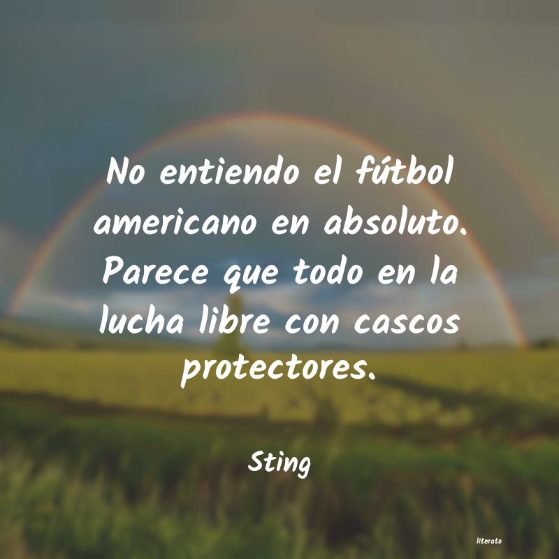 Frases de Sting