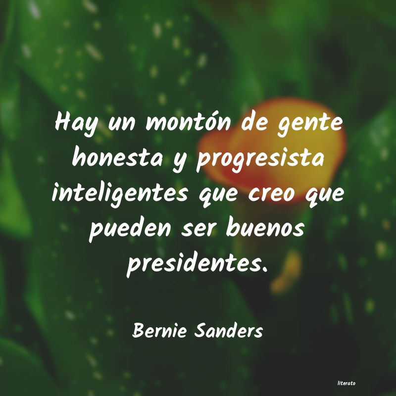 Frases de Bernie Sanders