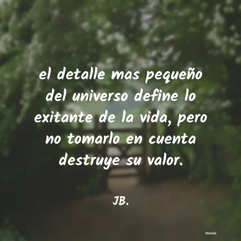 frases de JB.