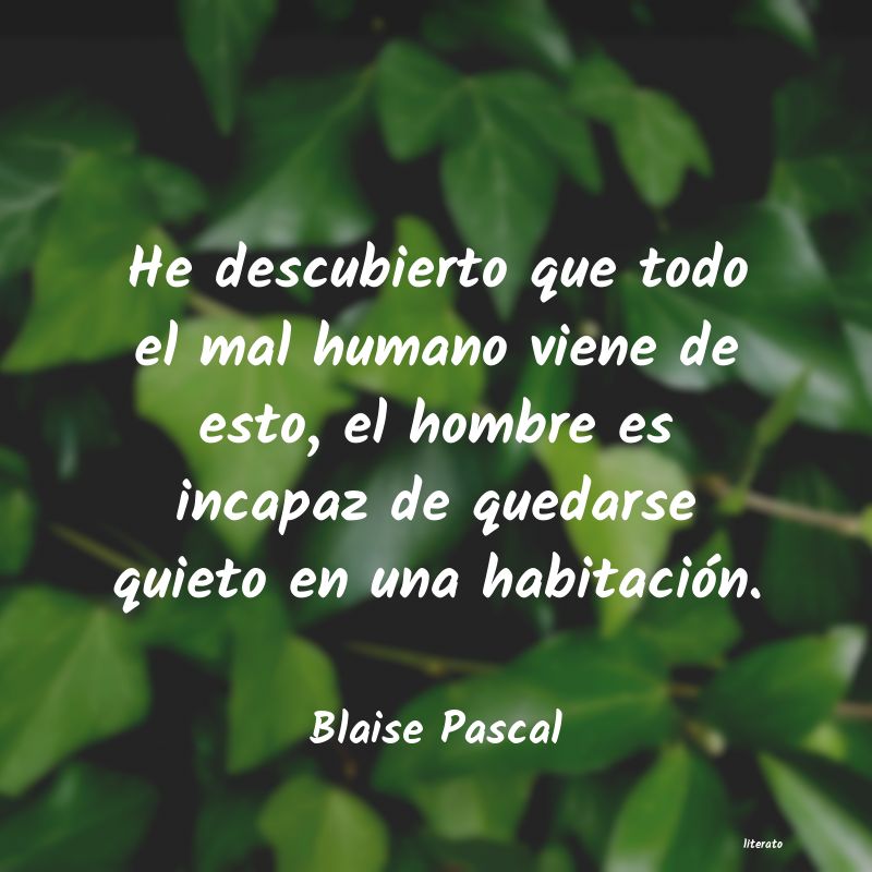 blas pascal hombre