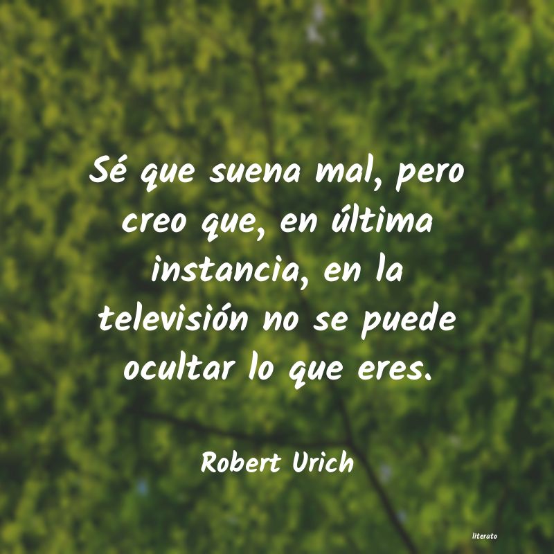 Frases de Robert Urich
