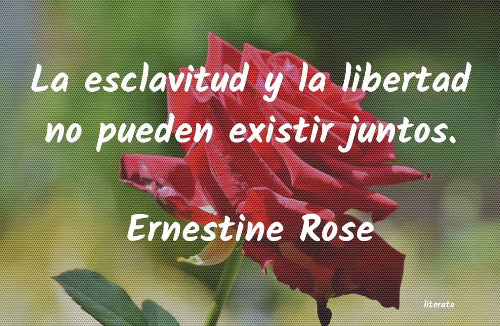 Frases de Ernestine Rose