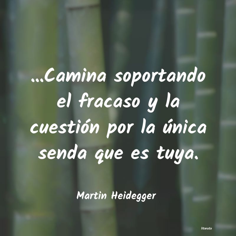 frases de Martin Heidegger