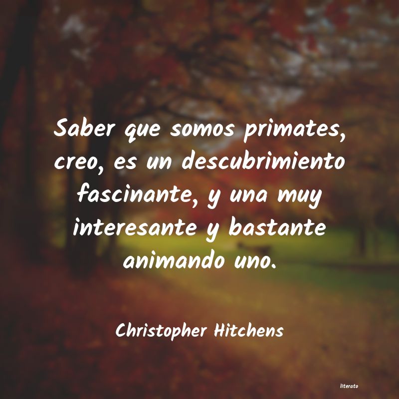 Frases de Christopher Hitchens