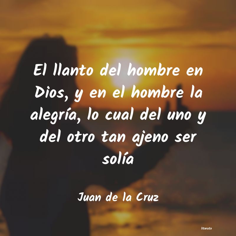 Frases de Juan de la Cruz