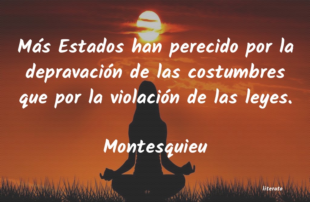 Frases de Montesquieu