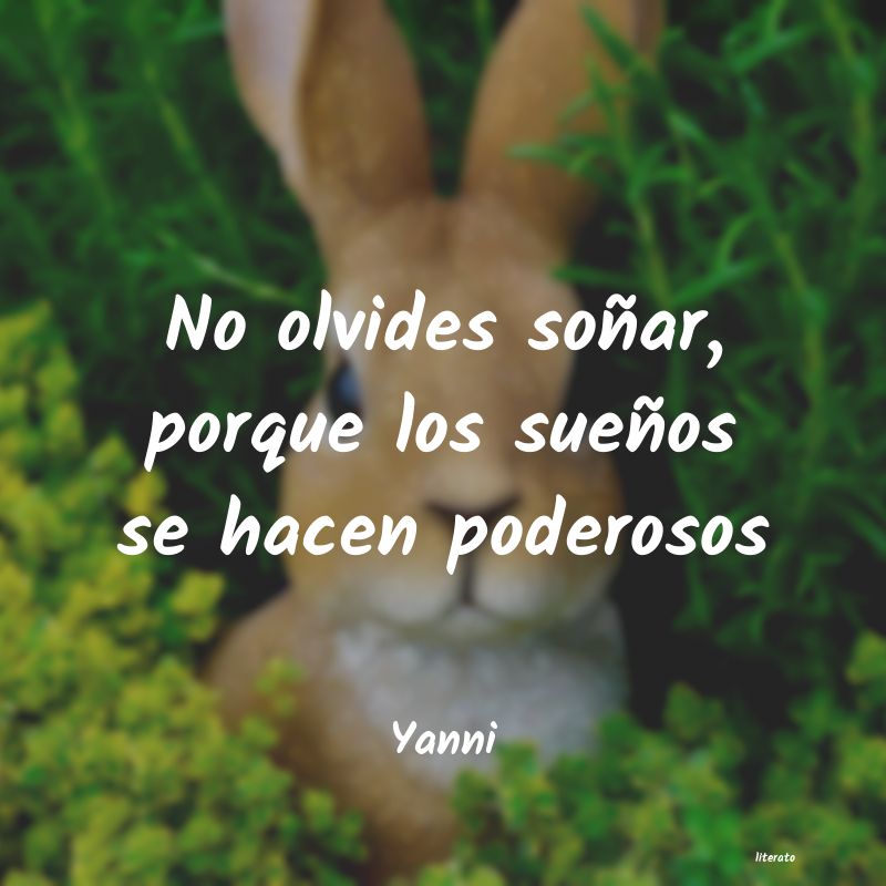 frases de Yanni