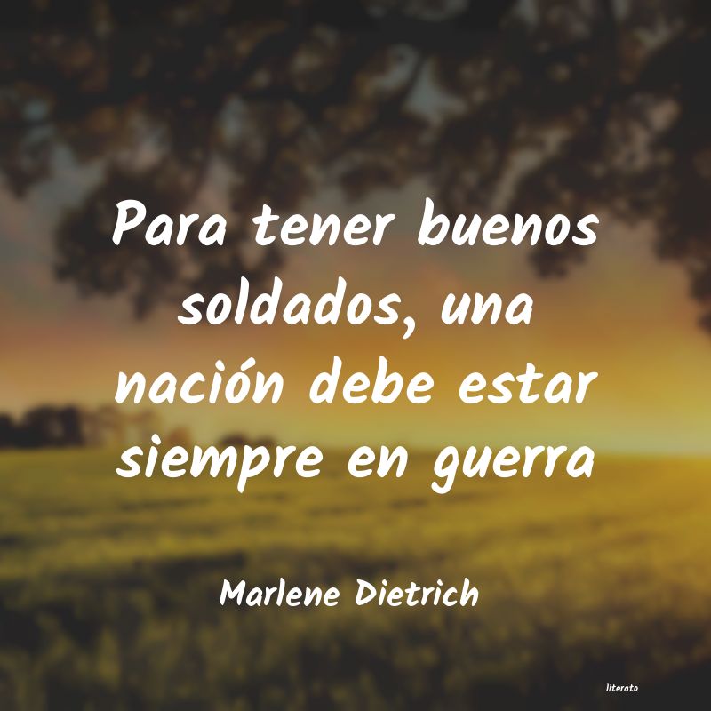 frases de Marlene Dietrich