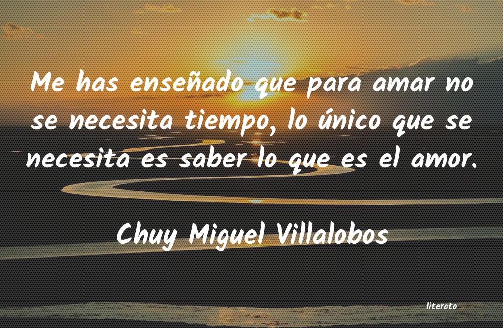 Frases de Chuy Miguel Villalobos