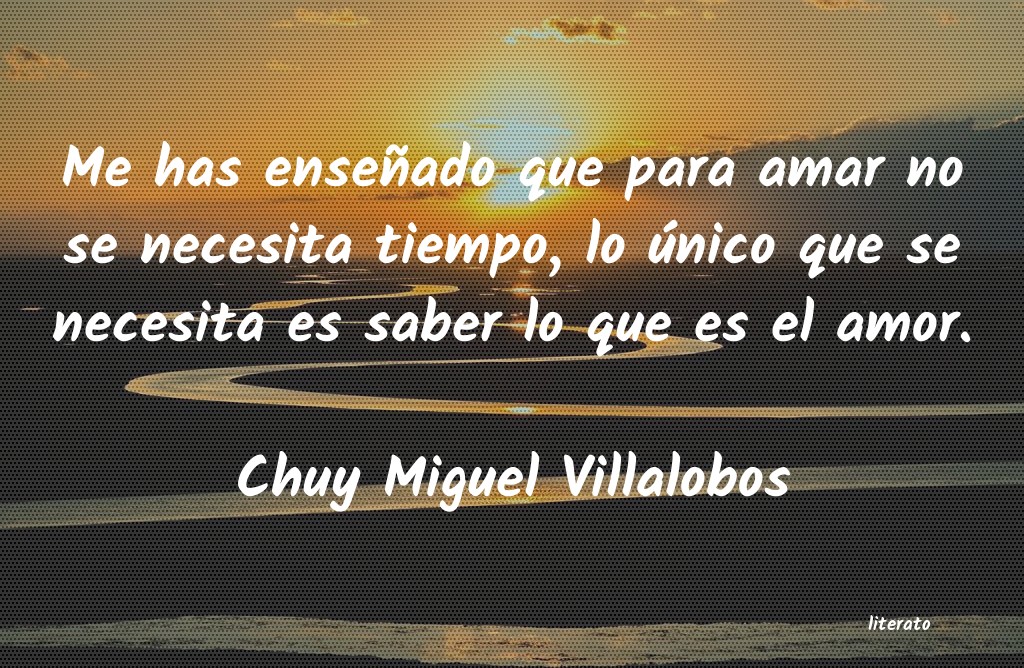 frases de Chuy Miguel Villalobos