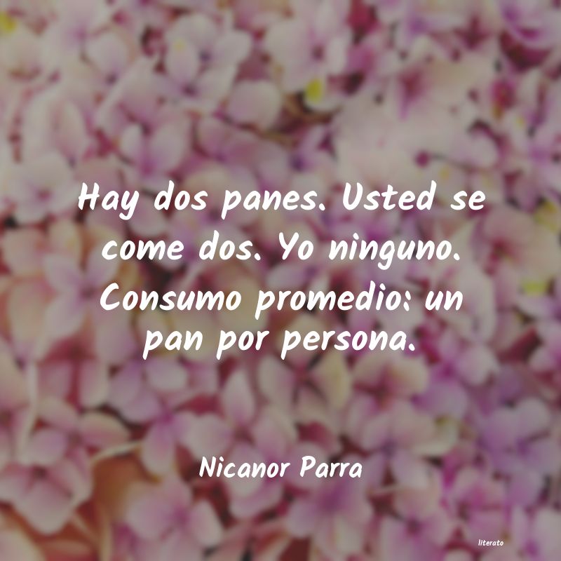 frases de Nicanor Parra