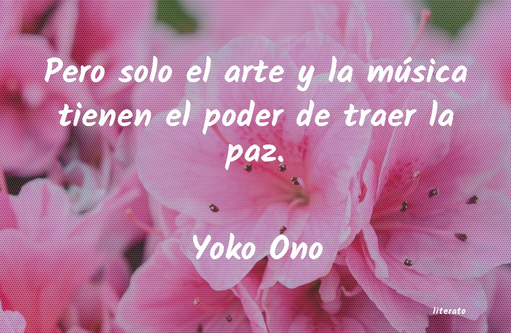 Frases de Yoko Ono