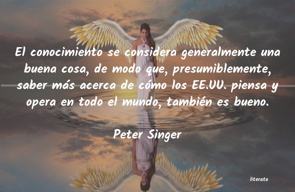 Frases de Peter Singer