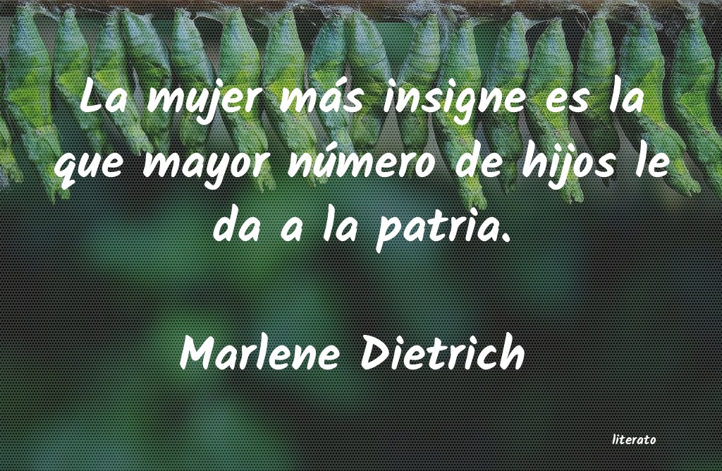 Frases de Marlene Dietrich