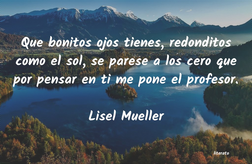 frases de Lisel Mueller
