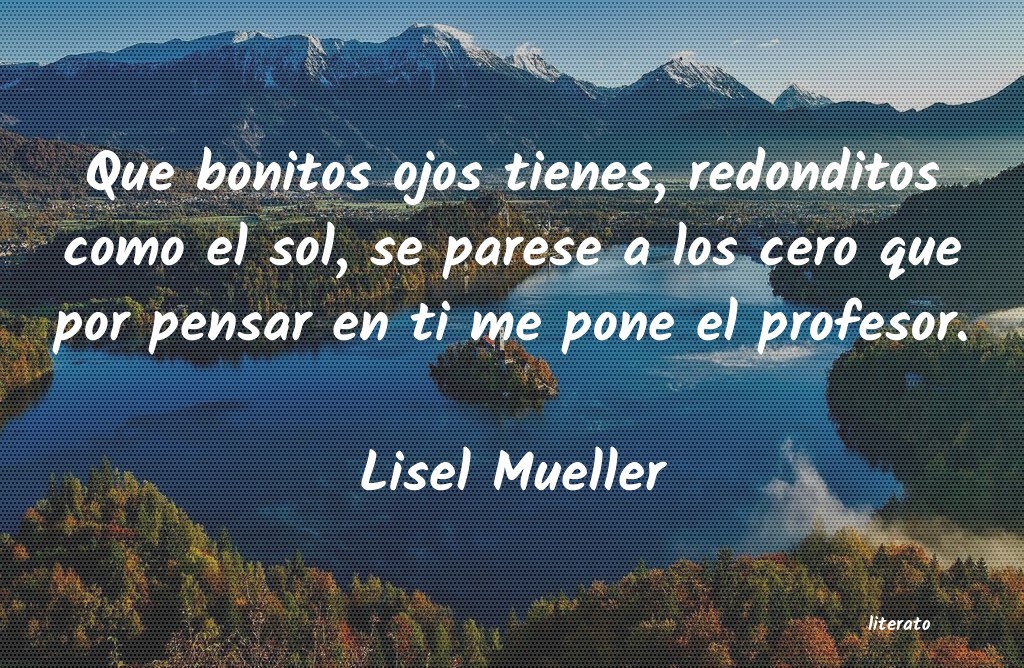 Frases de Lisel Mueller