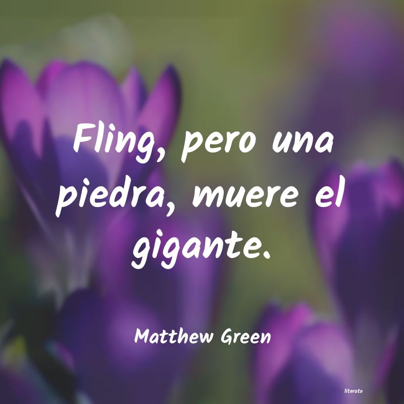 frases de Matthew Green