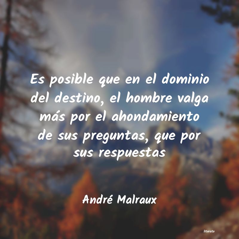 Frases de André Malraux