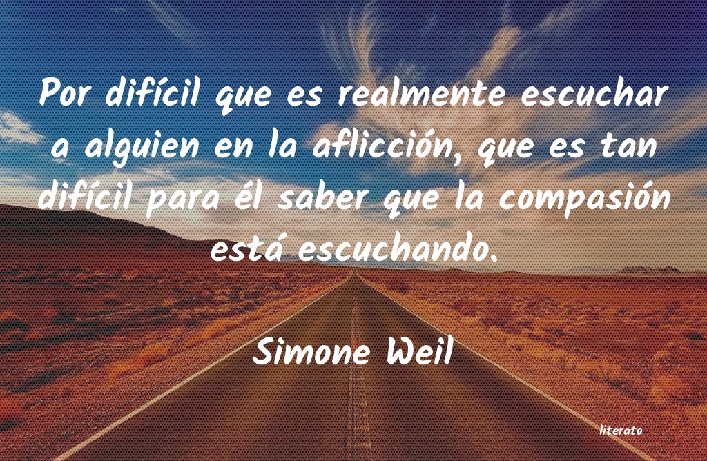frases de Simone Weil