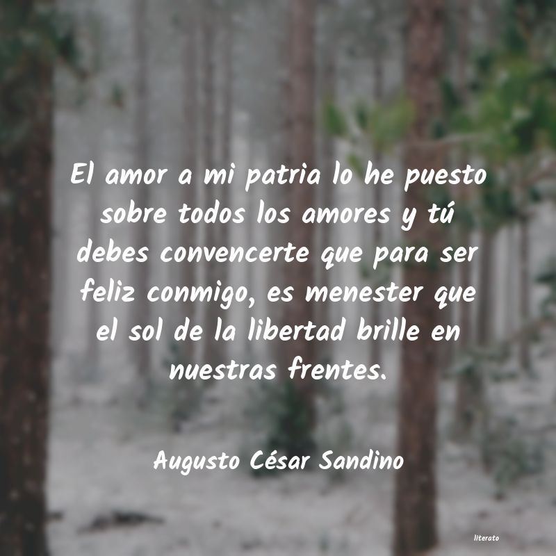 frases de Augusto CÃ©sar Sandino
