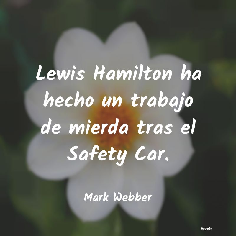 Frases de Mark Webber