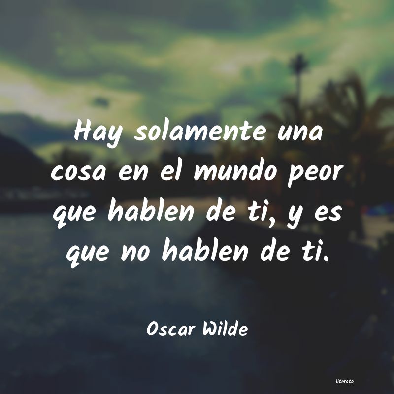 frases de Oscar Wilde