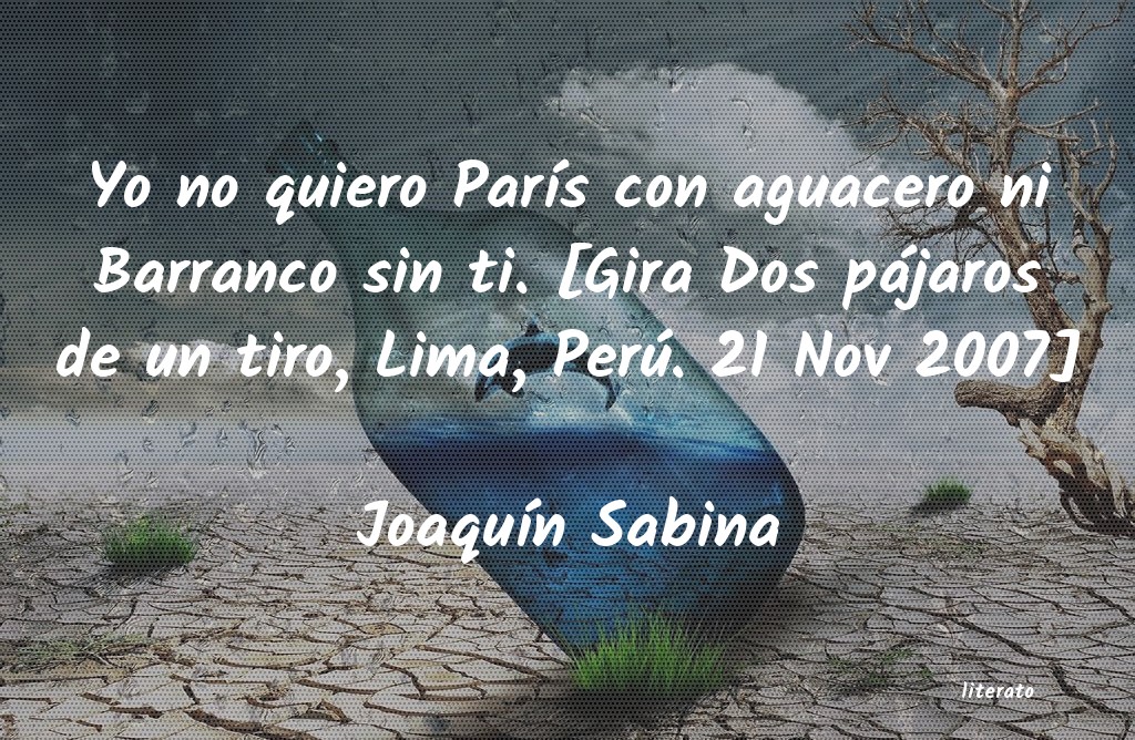 frases de JoaquÃn Sabina