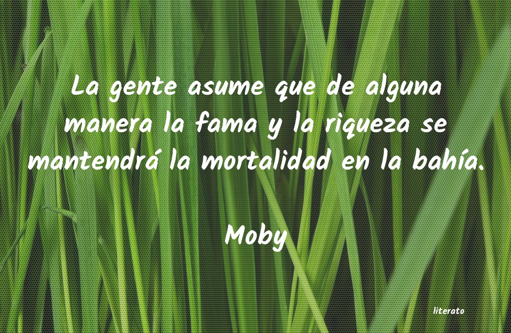 frases de Moby